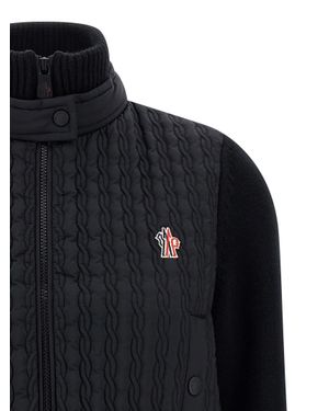 Moncler Polyamide Cardigan - Blue