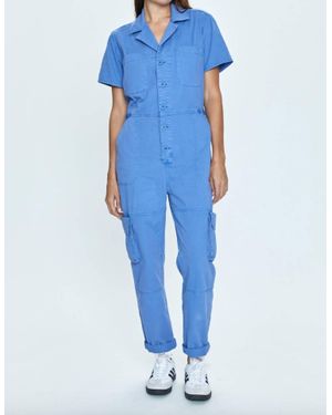 Pistola Grover Cargo Jumpsuit - Blue