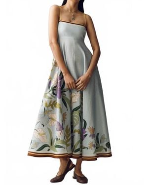 ALÉMAIS Alfie Midi Sundress - Blue