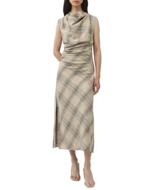 Jonathan Simkhai Burke Draped Midi Dress - Natural