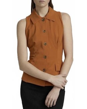 Chiara Boni Sumio Sleeveless Vest Top - Black
