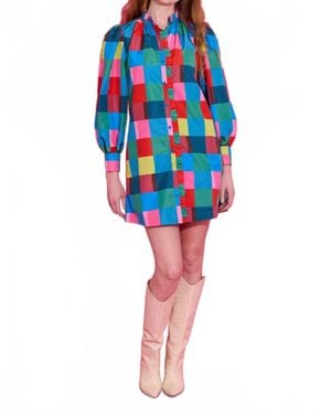 Alden Adair Nora Dress - Blue