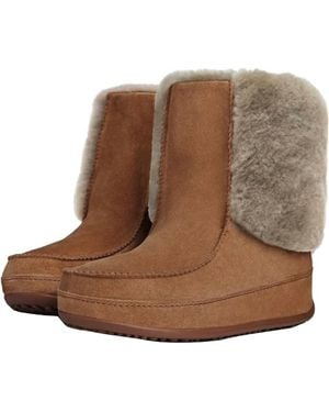 Fitflop Supercuff Mukluk Boot - Brown