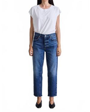 Apiece Apart Mensy Mid Rise Jean - Blue