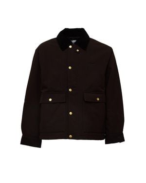 Carhartt Quentin Water-Repellent Nylon Canvas Jacket - Black