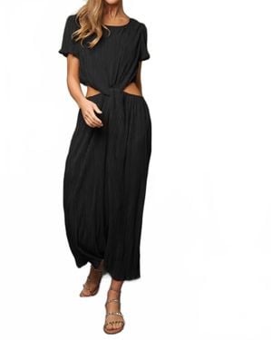 Davi & Dani Becca Cutout Dress - Black