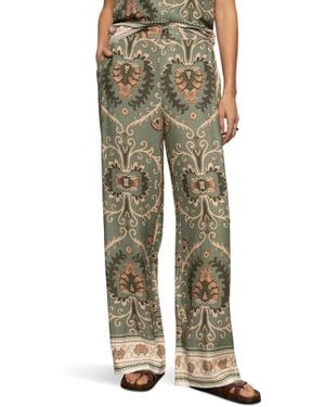 Sanctuary Soft Straight Leg Trouser Pants - Green