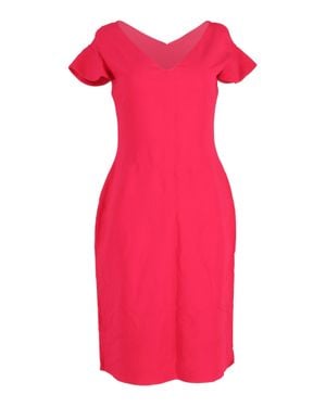 Antonio Berardi V-Neck Sheath Dress - Pink