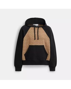 COACH Signature Hoodie - Black