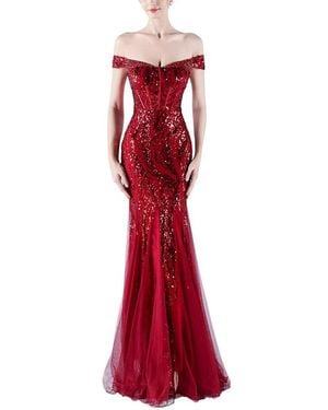 KALINNU Maxi Dress - Red