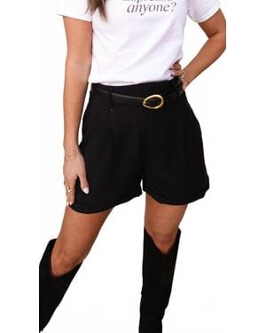 WEEKEND LOS ANGELES Tailored Shorts - Black