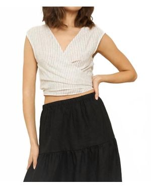 Whimsy and Row Valentina Tie Top - White