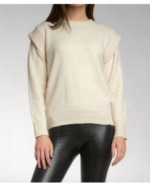 Elan Sweater Muscle Panel - Natural