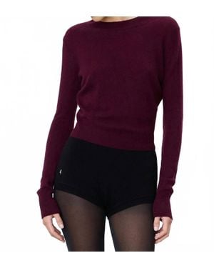 ÉTERNE Francis Cashmere Sweater - Purple