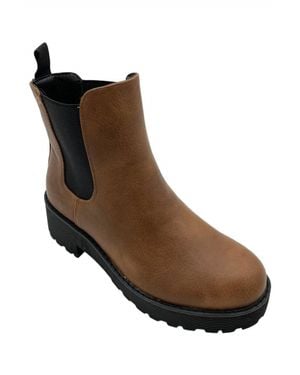 Dirty Laundry Maps Smooth Chelsea Boot - Brown