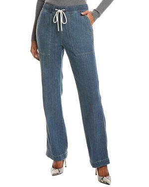 James Perse Wide Leg Denim Pant - Blue