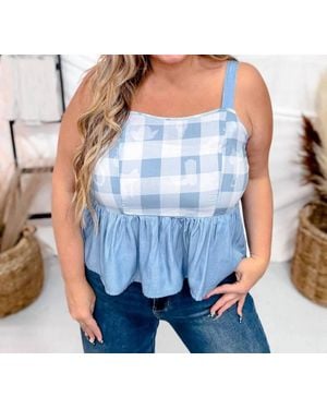 2FlyCo Dancehall Denim Tank - Blue