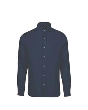 Swims Santorini Linen Sport Shirt - Blue