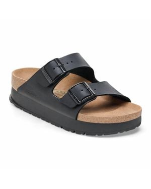 Birkenstock Arizona Platform Birko-Flor Sandal - Blue