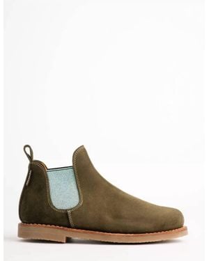 Penelope Chilvers Safari Suede Boot - Green