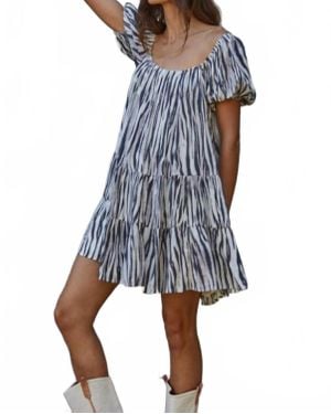 By Together Sienna Mini Dress - Blue