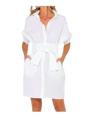 JBQ Delta Dress - White
