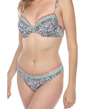Johnny Was Zebra Twist Top - Multicolor