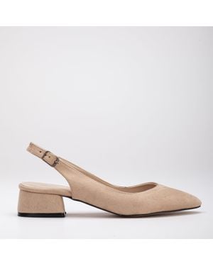 Forever & Always Shoes Emma Slingback Flat Heels - Pink