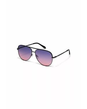 Quay High Key Extra Large Sunglasses - Blue