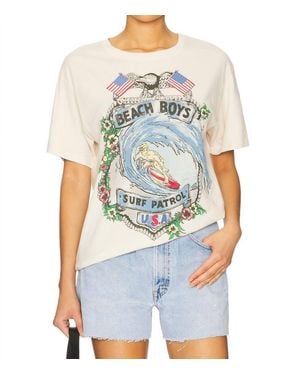 Daydreamer Beach Boys Surf Patrol Boyfriend Tee - Blue