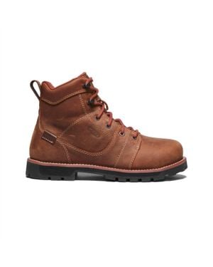 Keen Utility Seattle 6" Waterproof Aluminum Toe Boots - Brown