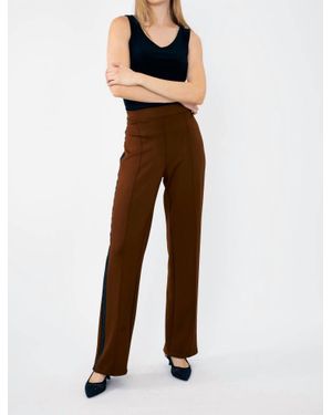 FRANK LYMAN Relaxed Full-Length Pants With Pockets - Brown
