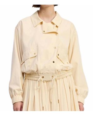 En Saison Elspeth Button Jacket - Natural