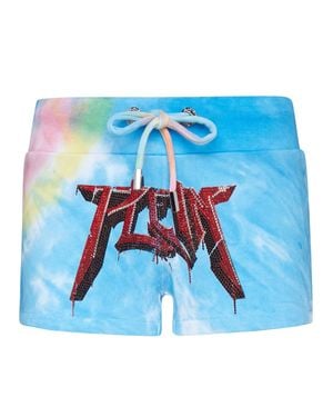 Philipp Plein Jogging Shorts Unicorn - Blue