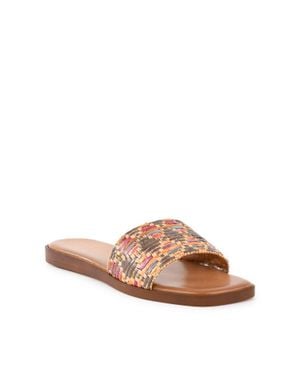 Seychelles Palm Oasis Slide - Brown