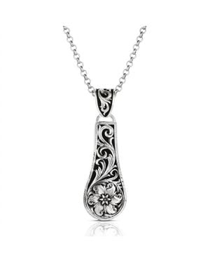 Montana Silversmiths Desert Marigold Floral Necklace - Metallic