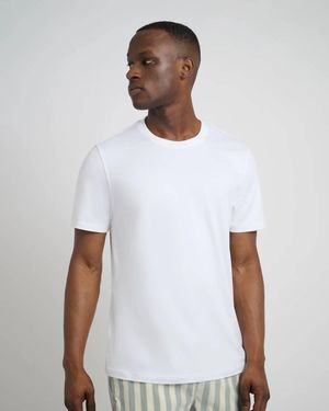 Onia Short Sleeve Sun Tee - White