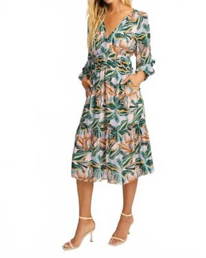 Caballero Quinn Midi Dress - Green
