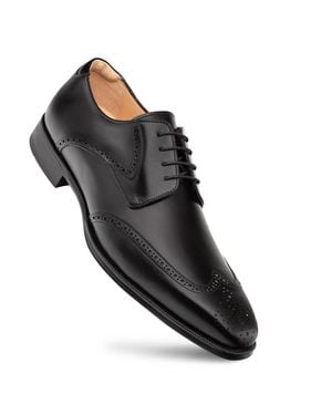 Mezlan Tasso Wing Tip Derby - Black