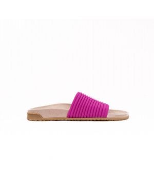 Vionic Evie Knit Slide Sandal - Pink