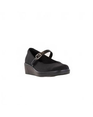 Alegria Haylo Wedge Heel Shoe - Black