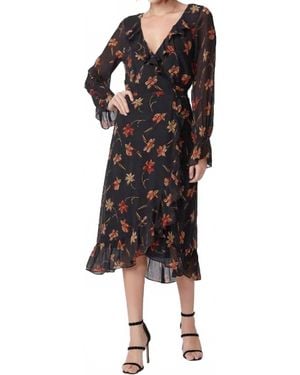PAIGE Promenade Silk Dress - Black