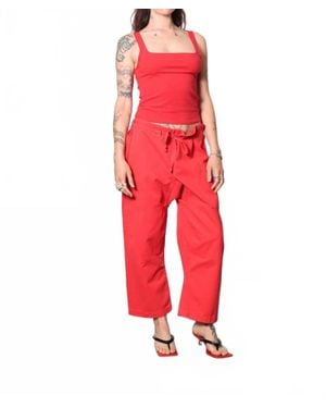 Gil Rodriguez Matisse Scooped Tank Top - Red