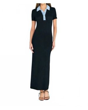 SER.O.YA Reye Knit Maxi Dress - Black
