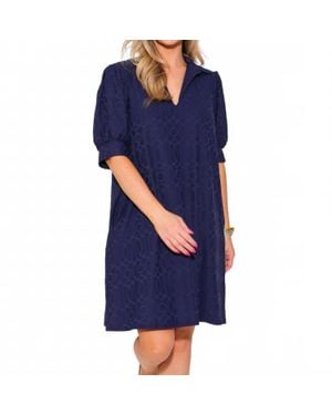 Jude Connally Emerson Jacquard Mini Dress - Blue