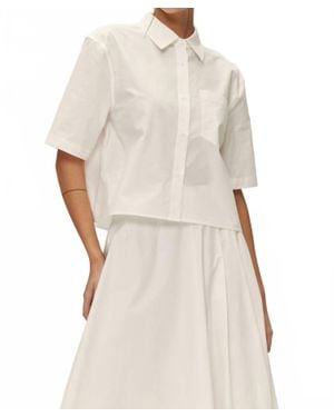 Elodie Bruno Irene Poplin Shirt - White