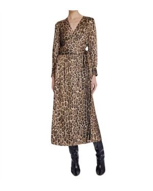 Berenice Rita Robe Longue Dress - Brown