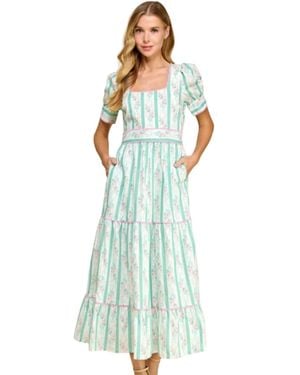 TCEC Sarah Beth Maxi Dress - Blue
