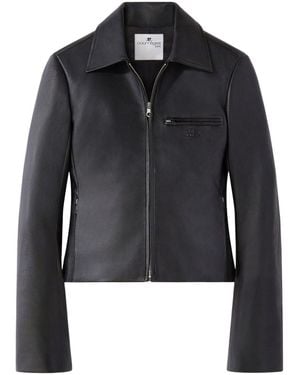 Courreges Lambskin Jacket - Black