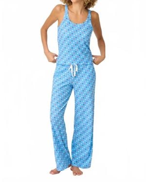 Pj Salvage Cami Spangled Summer Set - Blue